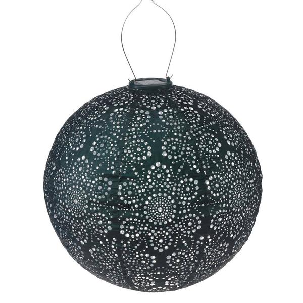 15.1" Round Fiore Green Battery Operated Dimmable LED