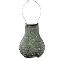 Lumiz 7.9" Bulb Sage Green Topaze Pattern Lantern