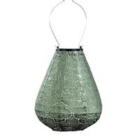 Lumiz 9" Tulip Sage Green Bazaar Pattern Lantern