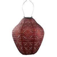 Lumiz 13.4" Jar Copper Mandela Pattern Lantern