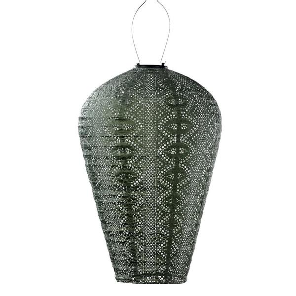 19.6" Balloon XL Sage Green Lace Pattern Lantern