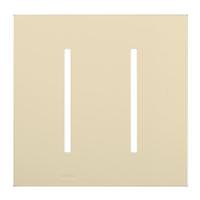 Lutron 2-Gang Beige Wallplate