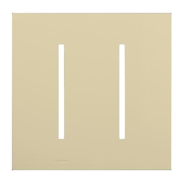 2-Gang Ivory Wallplate