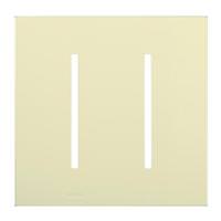 Lutron 2-Gang Almond Wallplate