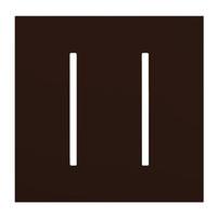 Lutron 2-Gang Brown Wallplate