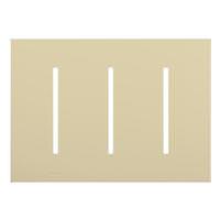 Lutron 3-Gang Ivory Wallplate
