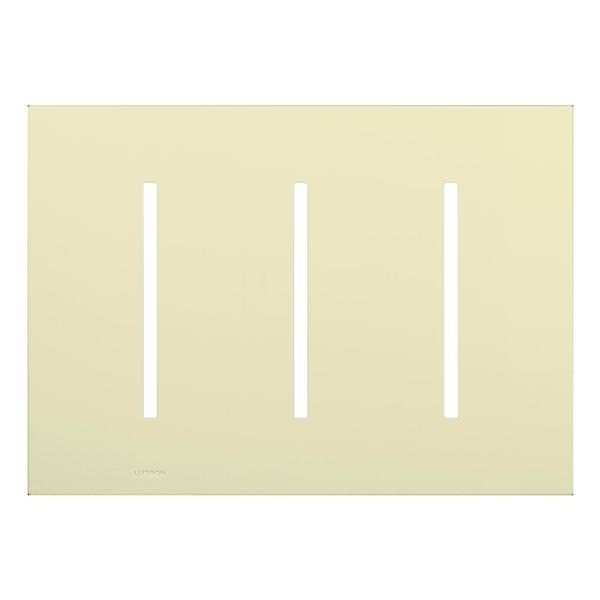 3-Gang Almond Wallplate