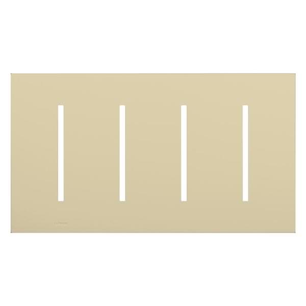 4-Gang Ivory Wallplate