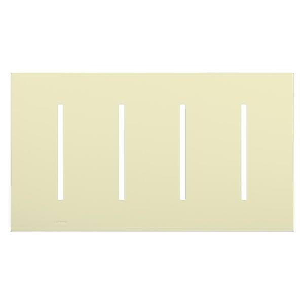 4-Gang Almond Wallplate