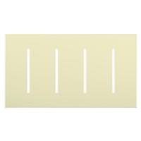 Lutron 4-Gang Almond Wallplate