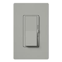 Lutron 120 volt Gray Toggler Single-Pole / 3-Way LED / Incandescent Wall Dimmer Switch