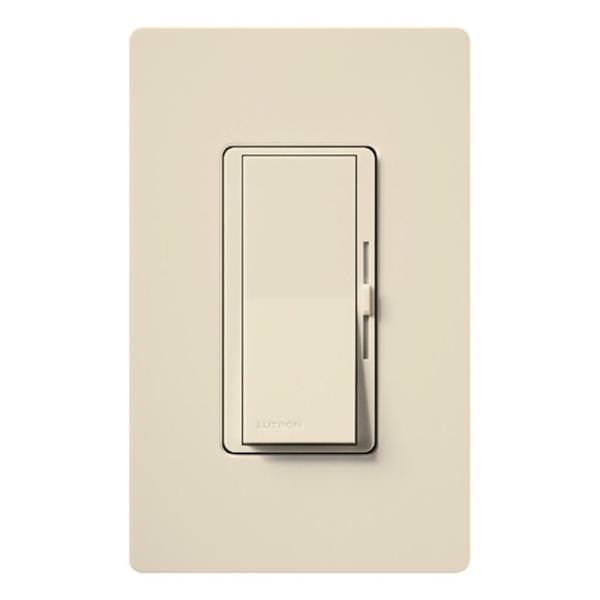 120 volt Light Almond Toggler Single-Pole / 3-Way LED / Incandescent Wall Dimmer Switch