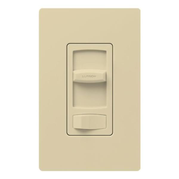 120 volt Ivory Rocker Single Pole / 3-Way LED / Incandescent Wall Dimmer Switch