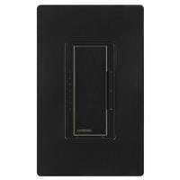 Lutron 120 volt Black Toggler Single Pole / 3-Way LED / Incandescent Wall Dimmer Switch
