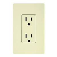 Lutron Almond 15 amp 120 volt Tamper Resistant Receptacle Outlet