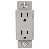 Lutron Gray 15 amp 120 volt Receptacle Outlet (No Cover Plate)