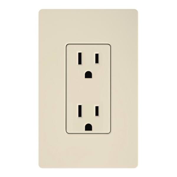 Light Almond 15 amp 120 volt Receptacle Outlet