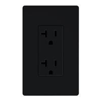 Lutron Midnight 20 amp 120 volt Receptacle Outlet