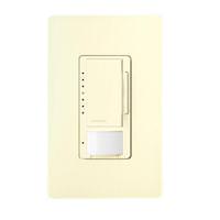 Lutron 120/277 volt Almond Wall Switch Occupancy and Vacancy Sensor/Dimmer