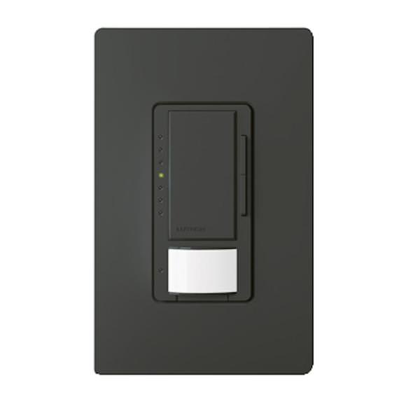 120/277 volt Black Wall Switch Vacancy Sensor/Dimmer
