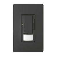 Lutron 120/277 volt Black Wall Switch Occupancy and Vacancy Sensor/Dimmer