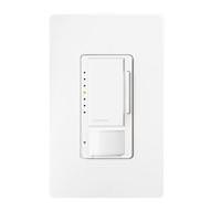 Lutron 120/277 volt White Wall Switch Occupancy and Vacancy Sensor/Dimmer