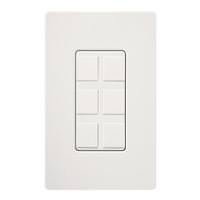 Lutron 6-Port Snow Frame with Blanks