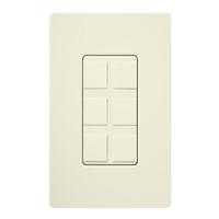 Lutron 6-Port Biscuit Frame with Blanks
