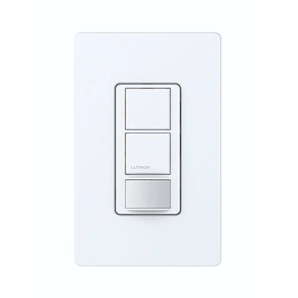 120/277 volt White In-Wall Switch Occupancy and Vacancy Sensor