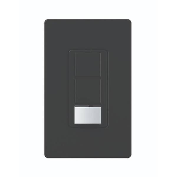 120/277 volt Black In-Wall Switch Occupancy and Vacancy Sensor
