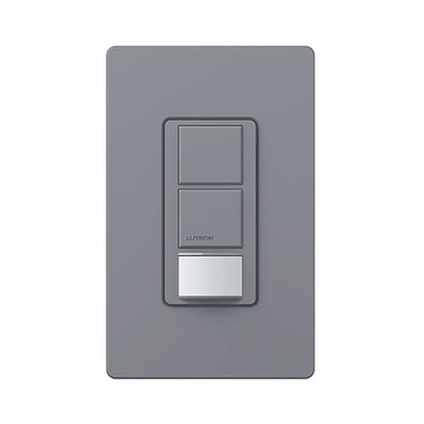 120/277 volt Gray In-Wall Switch Occupancy and Vacancy Sensor