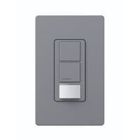 Lutron 120/277 volt Gray In-Wall Switch Occupancy and Vacancy Sensor