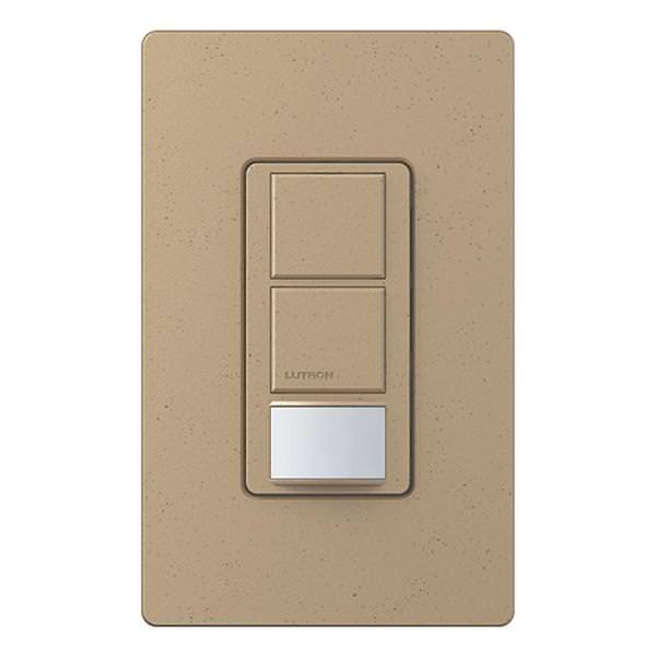 120/277 volt Mocha Stone In-Wall Switch Occupancy and Vacancy Sensor