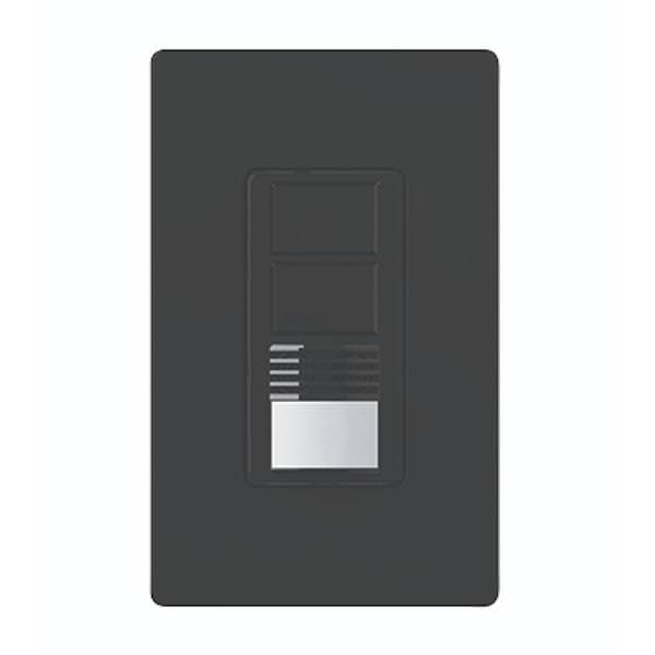 120/277 volt Black In-Wall Switch Occupancy and Vacancy Sensor