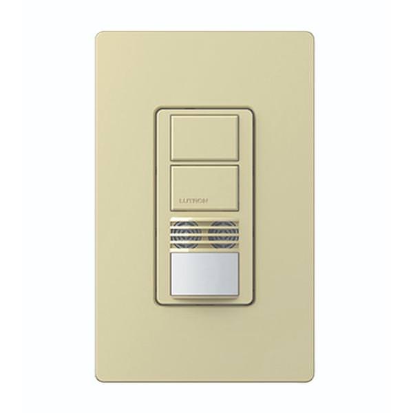 120/277 volt Ivory In-Wall Switch Occupancy and Vacancy Sensor