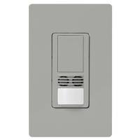Lutron 120/277 volt Gray In-Wall Switch Occupancy and Vacancy Sensor