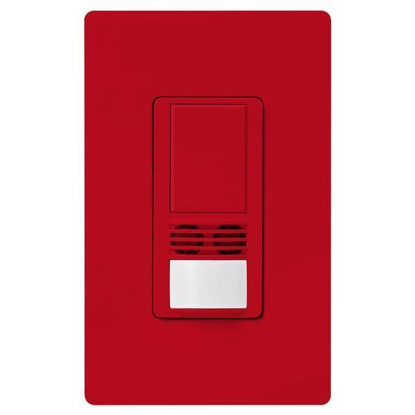 120/277 volt Hot Red In-Wall Switch Vacancy Sensor