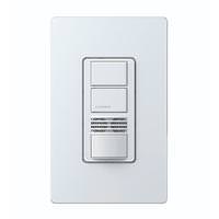 Lutron 120/277 volt White In-Wall Switch Occupancy and Vacancy Sensor