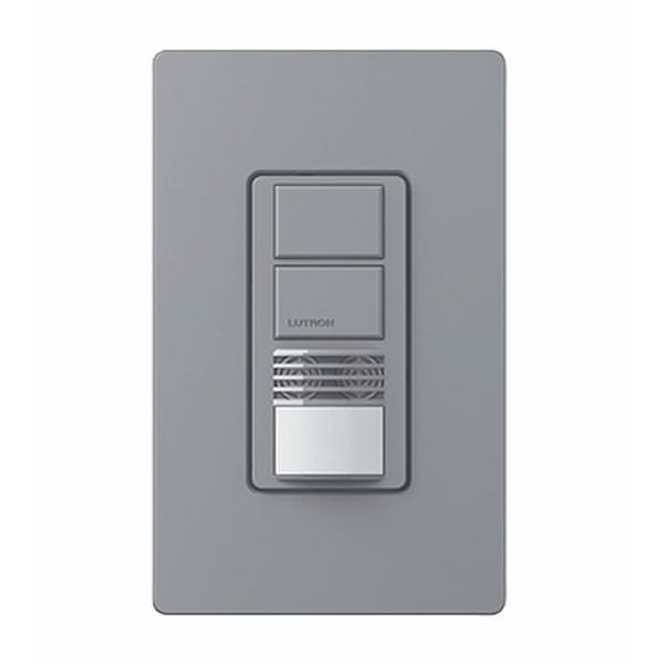 120/277 volt Gray In-Wall Switch Occupancy and Vacancy Sensor