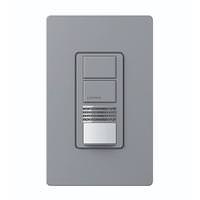 Lutron 120/277 volt Gray In-Wall Switch Occupancy and Vacancy Sensor