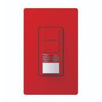 Lutron 120/277 volt Hot Red In-Wall Switch Occupancy and Vacancy Sensor