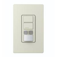 Lutron 120/277 volt Light Almond In-Wall Switch Occupancy and Vacancy Sensor