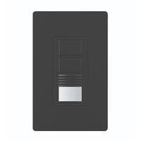 Lutron 120/277 volt Midnight In-Wall Switch Occupancy and Vacancy Sensor