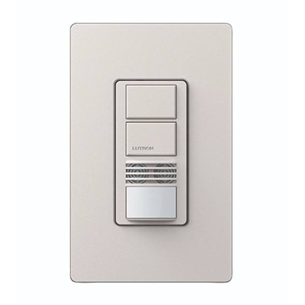 120/277 volt Taupe In-Wall Switch Occupancy and Vacancy Sensor