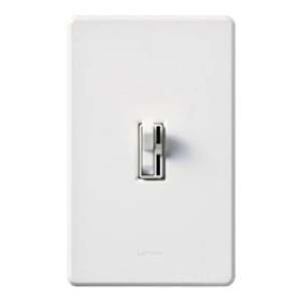 120 volt White Toggler 250 watt Single-Pole / 3-Way CFL/LED Wall Dimmer Switch
