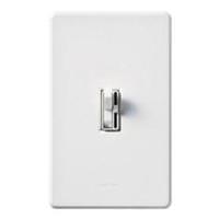 Lutron 120 volt White Toggler 250 watt Single-Pole / 3-Way CFL/LED Wall Dimmer Switch