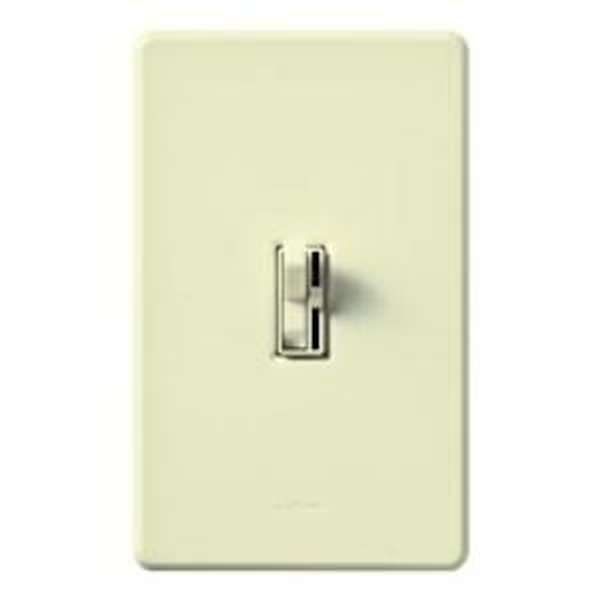 120 volt Almond Toggler 250 watt Single-Pole / 3-Way CFL/LED Wall Dimmer Switch