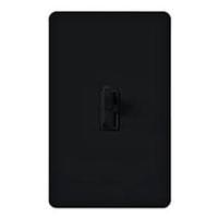 Lutron 120 volt Black Toggler 250 watt Single-Pole / 3-Way CFL/LED Wall Dimmer Switch