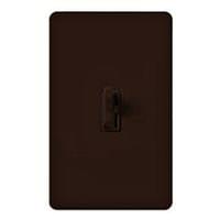 Lutron 120 volt Brown Toggler 250 watt Single-Pole / 3-Way CFL/LED Wall Dimmer Switch