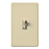 Lutron 120 volt Ivory Toggler 250 watt Single-Pole / 3-Way CFL/LED Wall Dimmer Switch